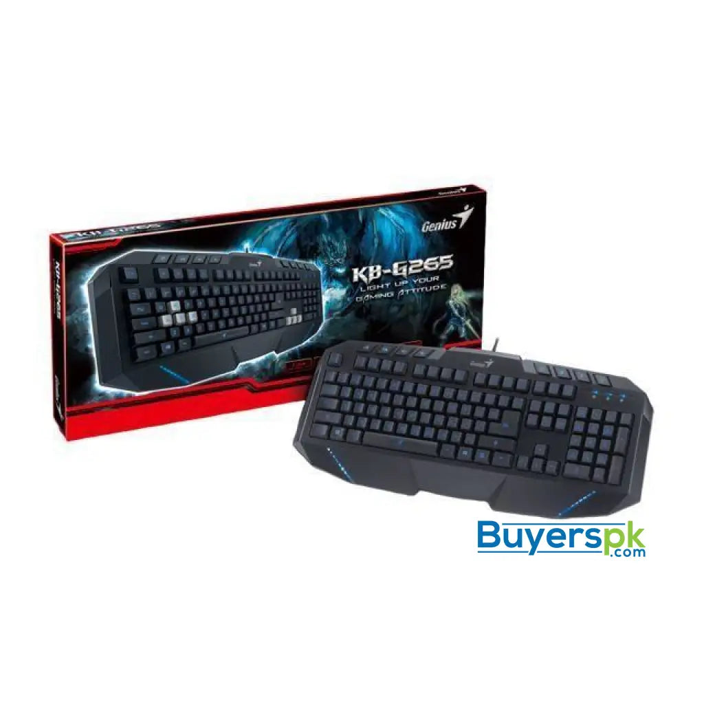 Genius Led Backlight Gaming Keyboard (kb-g265) - Price in Pakistan Genius Led Backlight Gaming Keyboard (kb-g265) - Price in Pakistan